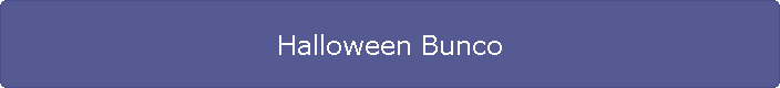 Halloween Bunco